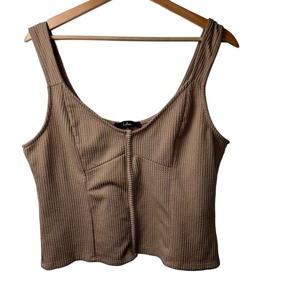 Lulus XL Cropped Tank Top - Picture 1 of 5